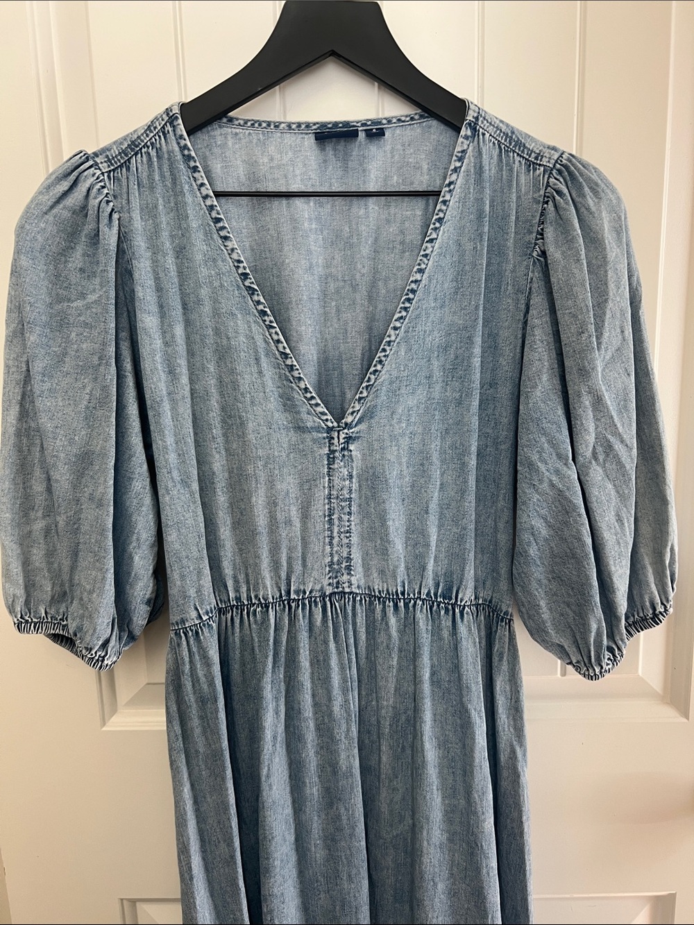 GAP Denim Cotton Maxi Dress